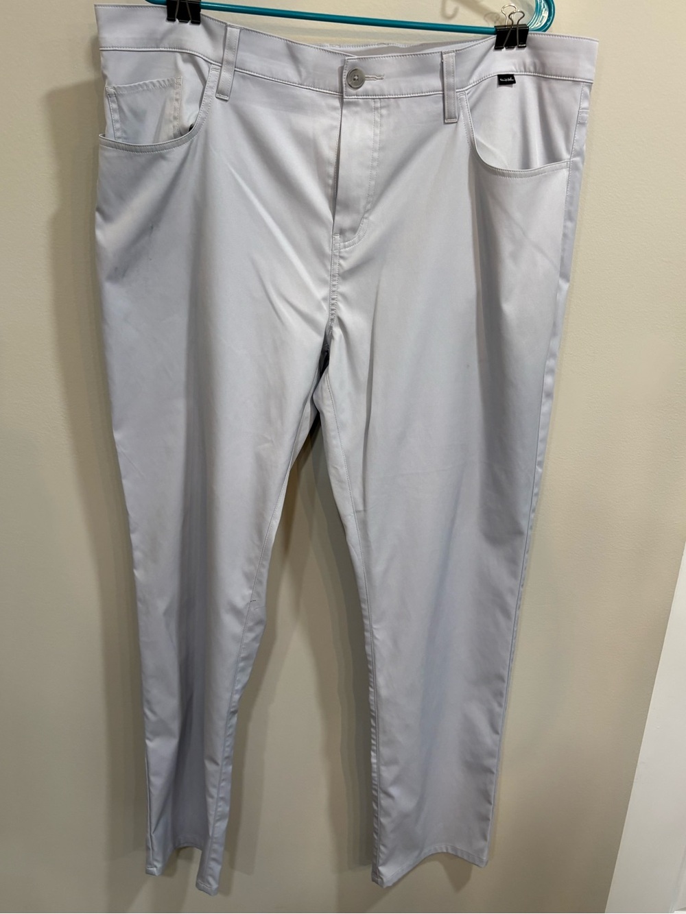 Travis Mathew Light Gray Open to Close Chinos